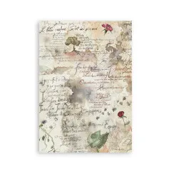Flowers and Poems - A5 Washi Pad