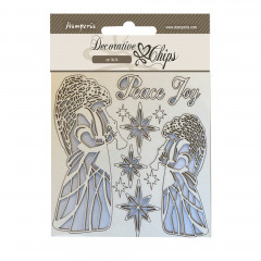 Stamperia Decorative Chips - Christmas - Angels