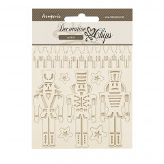 Stamperia Decorative Chips - The Nutcracker - Soldiers