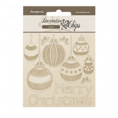 Stamperia Decorative Chips - The Nutcracker - Christmas Balls