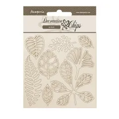 Stamperia Decorative Chips - Herbarium Silvae - Leaves