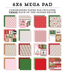 Santa's Christmas Delivery - 6x6 Mega Paper Pad