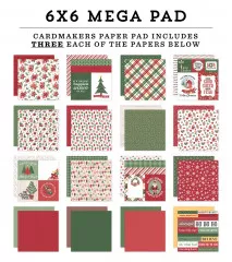 Santa Claus Lane 6x6 Mega Paper Pad