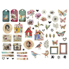 Spellbinders Printed Die Cuts - Beautifully Imperfect - Shapes