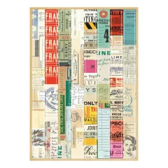 Spellbinders - Turn the Page - Book 10 - Borders & Labels Stickers by Esther Glas