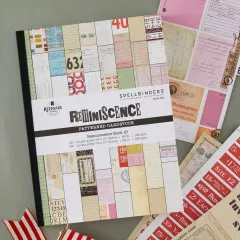 Spellbinders - Turn the Page - Reminiscence Book 10 - Patterned Cardstock by Esther Glas