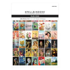 Spellbinders - Rub-On Sheets - Little Works of Art