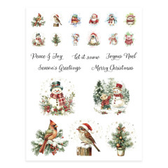 Spellbinders - Rub-On Sheets - Holiday Magic