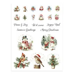 Spellbinders - Rub-On Sheets - Holiday Magic
