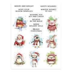 Spellbinders - Rub-On Sheets - Holiday Magic