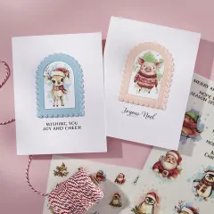 Spellbinders - Rub-On Sheets - Holiday Magic
