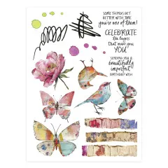 Spellbinders - Rub-On Sheets - Beautifully Imperfect