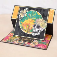 Stamp and Die Set - Day of the Dead - Butterfly Melody