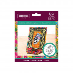 Stamp and Die Set - Day of the Dead - Sugar Skull Embellish