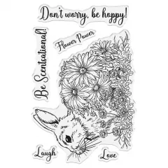 Clear Stamp & Cutting Die - Sheena Douglass - Garden Visitors - Be Hoppy