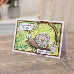 Clear Stamp & Cutting Die - Sheena Douglass - Garden Visitors - Floral Frame