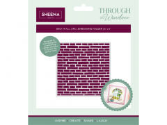 Embossing Folder - Through the Window - Brick Wall