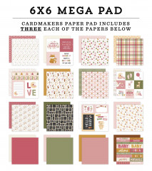 Special Delivery: Baby Girl - 6x6 Mega Paper Pad