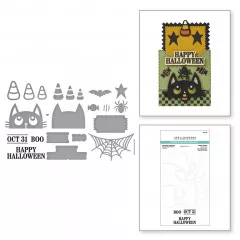 Spellbinders Clear Stamp & Die Set - Halloween Gifting