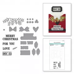 Spellbinders Clear Stamp & Die Set - Christmas Gifting