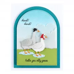 Spellbinders Clear Stamp & Die Set - Honk Honk