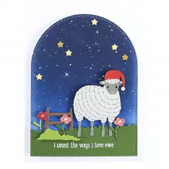 Spellbinders Clear Stamp & Die Set - Counting Sheep