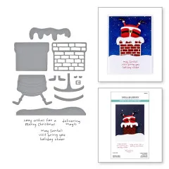 Spellbinders Clear Stamp & Die Set - Merry Mischief - Chimney Caper