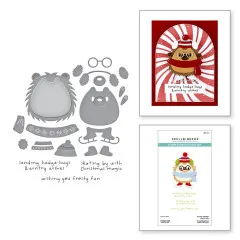 Spellbinders Clear Stamp & Die Set - Merry Mischief - Hedge-Hugs