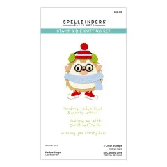 Spellbinders Clear Stamp & Die Set - Merry Mischief - Hedge-Hugs