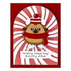 Spellbinders Clear Stamp & Die Set - Merry Mischief - Hedge-Hugs