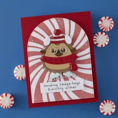 Spellbinders Clear Stamp & Die Set - Merry Mischief - Hedge-Hugs