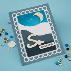 Spellbinders Clear Stamp & Die Set - Summertime - So Amazing Sentiments by Lisa Horton
