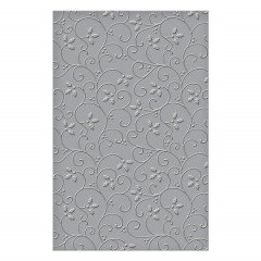 Spellbinders Embossing Folder - Holly Flourish Detailed