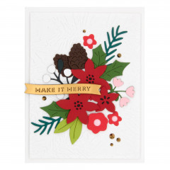 Spellbinders 3D Embossing Folder - Make It Merry In the Pines