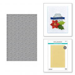 Spellbinders 3D Embossing Folder - Monoline Stars