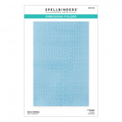 Spellbinders 3D Embossing Folder - Deco Holiday