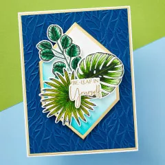 Spellbinders - Embossing Folder - Leafy Helix