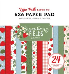 Strawberry Fields by Lori Whitlock - 6x6 Paper Pad