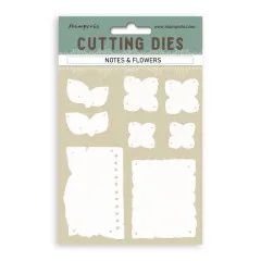 Stamperia - Cutting Dies - Quiet Days - Notes and Flowers