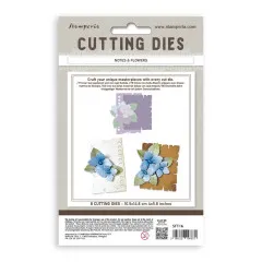 Stamperia - Cutting Dies - Quiet Days - Notes and Flowers