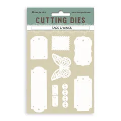 Stamperia - Cutting Dies - Quiet Days - Tags and Wings