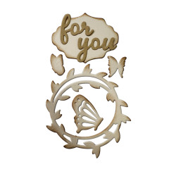 Stamperia - Cutting Dies - All Around - For you Wreath