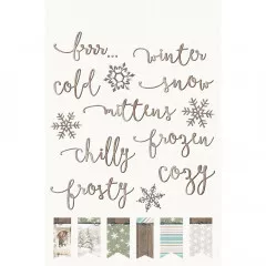 Simple Stories Sticker Book - Simple Vintage Winter Woods