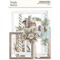 Chipboard Frames - Winter Wood