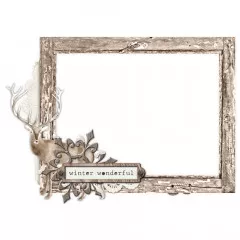 Chipboard Frames - Winter Wood