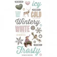 Simple Stories Foam Sticker - Winter Wood