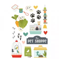 Simple Stories Sticker Book - Pet Shoppe