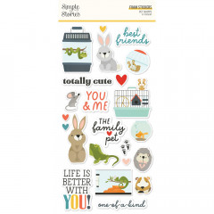 Simple Stories Foam Sticker - Pet Shoppe