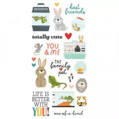 Simple Stories Foam Sticker - Pet Shoppe