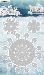 Studio Light Cutting Dies - Arctic Winter Nr. 762 - Snow Mandalas